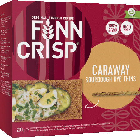 Сухарики Finn Crisp Caraway (с тмином), 200г